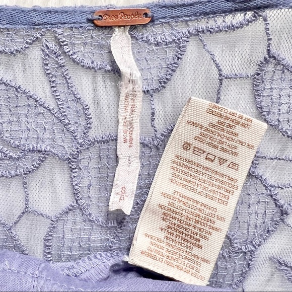 SOLD-Free People Embroidered Lace Crinkle Tunic Dress - Picture 11 of 13